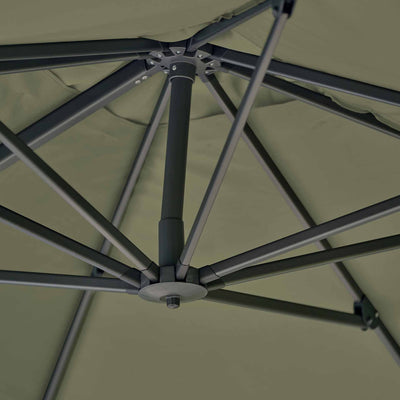 Platinum Challenger Premium Lush Green 3.5 x 2.6m Rectangular Parasol