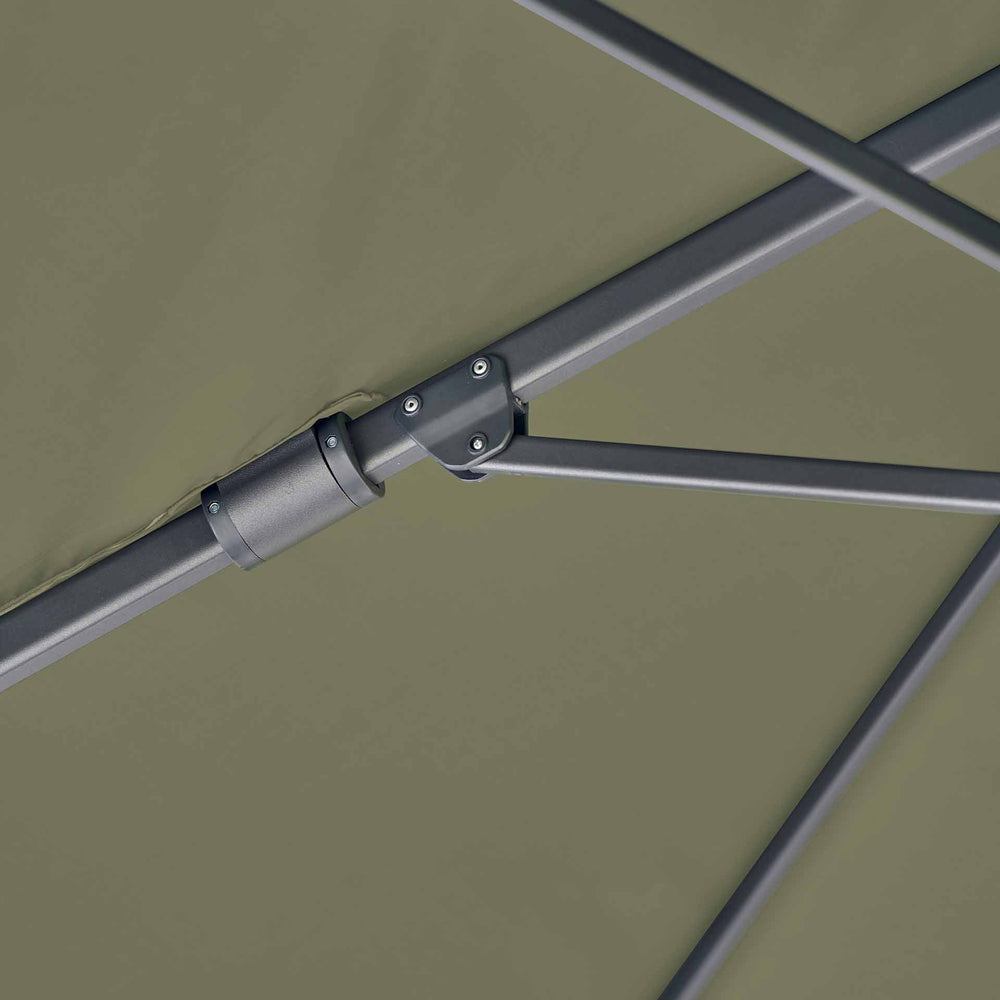 Platinum Challenger Premium Lush Green 3.5 x 2.6m Rectangular Parasol