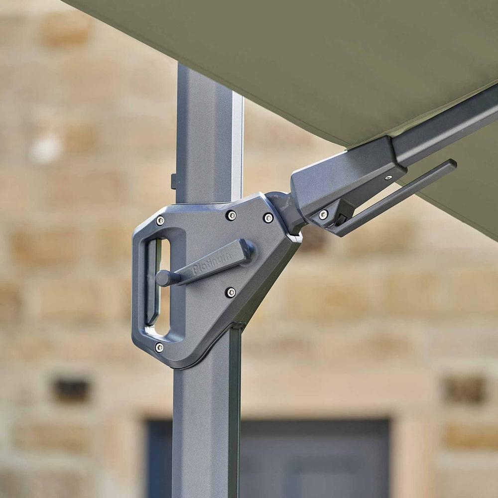 Platinum Challenger Premium Lush Green 3.5 x 2.6m Rectangular Parasol