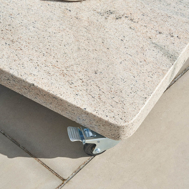 Platinum Venezia Sandstone Granite 90KG Wheeled Parasol Base