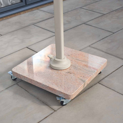 Platinum Venezia Sandstone Granite 120KG Wheeled Parasol Base