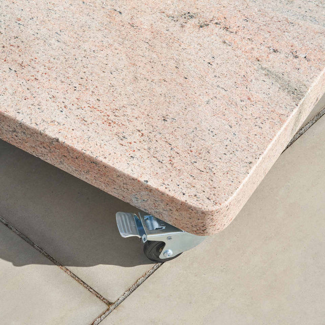 Platinum Venezia Sandstone Granite 120KG Wheeled Parasol Base