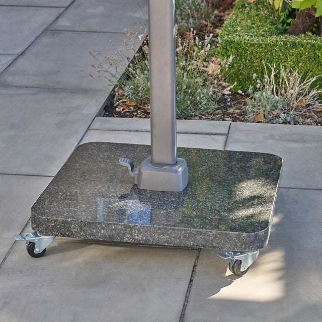 Platinum Ancona Anthracite Granite 90KG Wheeled Parasol Base