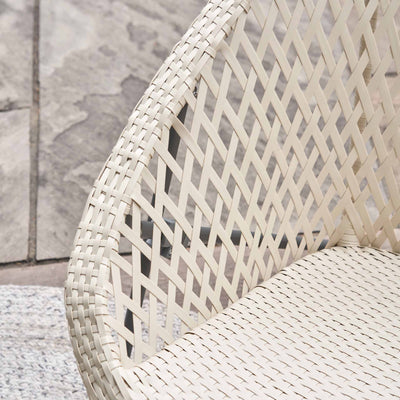 Evia Cream Foldable Garden Chair Set