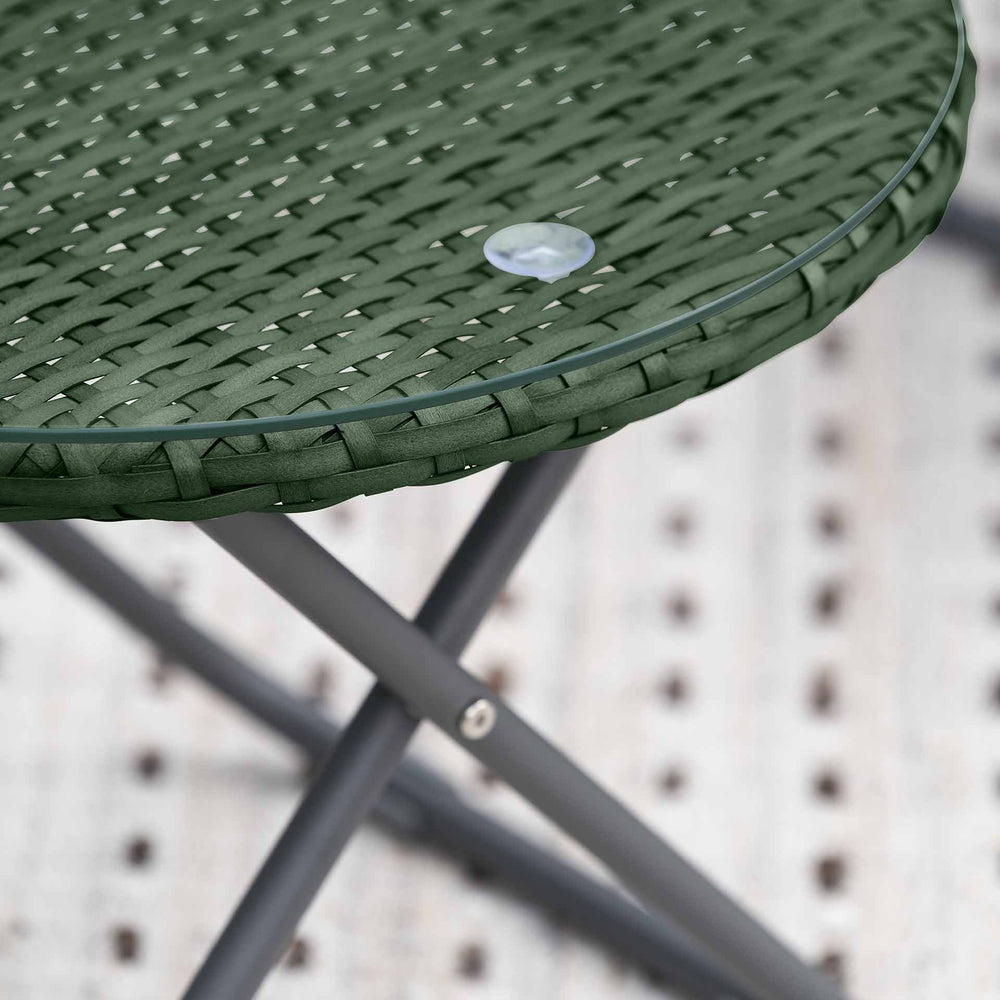 Evia Green Foldable Garden Chair Set