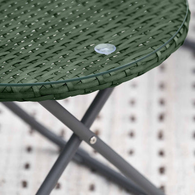 Evia Green Foldable Garden Chair Set