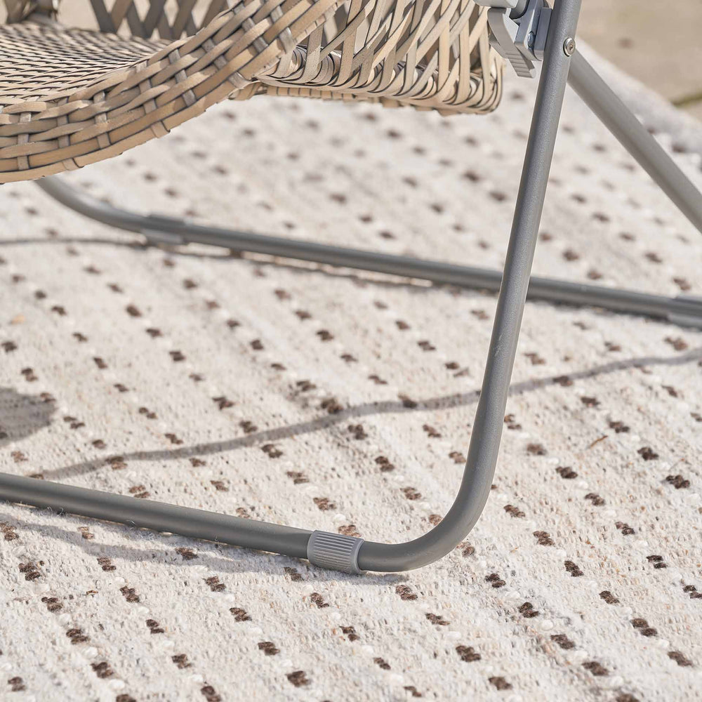 Evia Grey Foldable Garden Chair Set