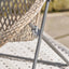 Tobs Grey Foldable Garden Chair Set