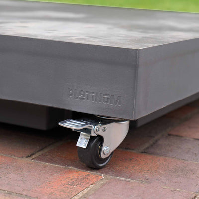 Platinum Ceramica 90KG (when filled) Wheeled Parasol Base