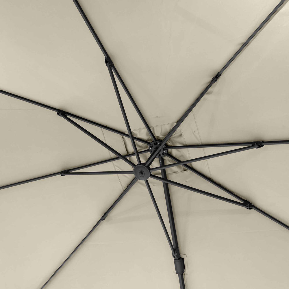 Platinum Challenger T2  Champagne 3.5m Rectangular Parasol