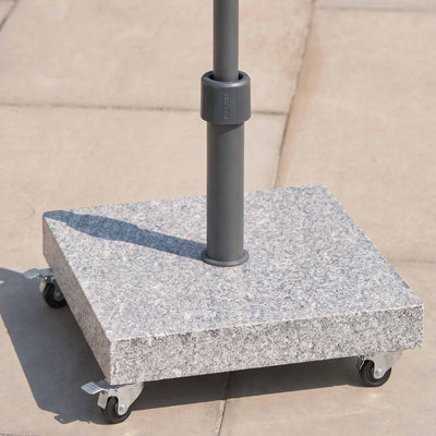 Platinum Salerno Hammered Grey 40KG Parasol Base