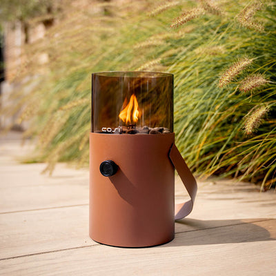 Cosiscoop Mocha Brown and Smoked Fire Lantern