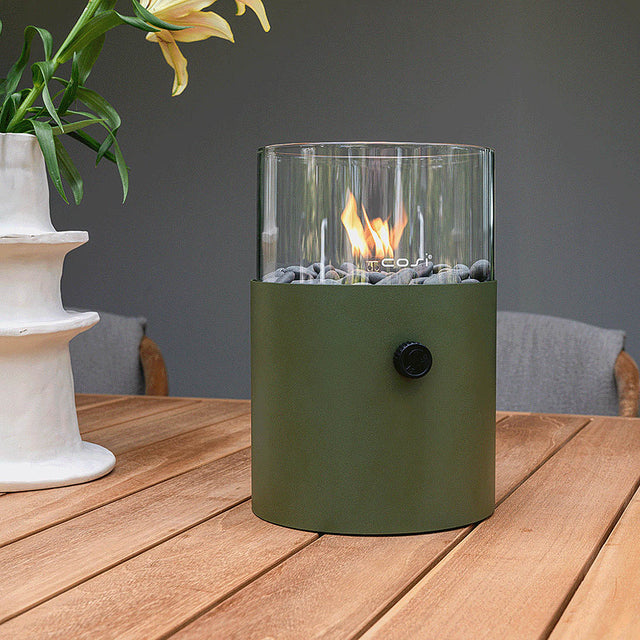 Cosi XL Moss Green Fire Lantern