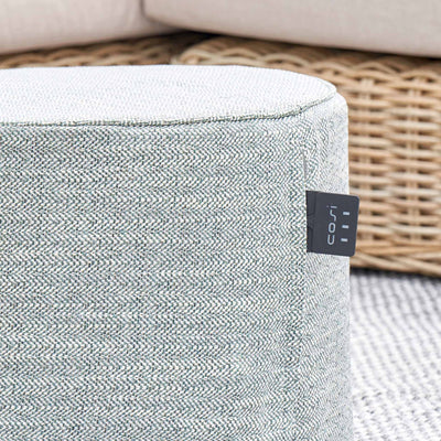 Cosipouf Comfort Green Short Round 60x38cm High