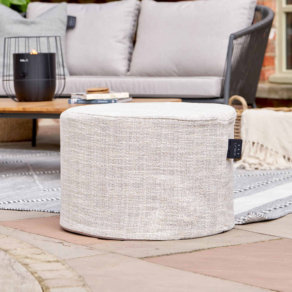 Cosipouf Comfort Natural Short Round 60x38cm High