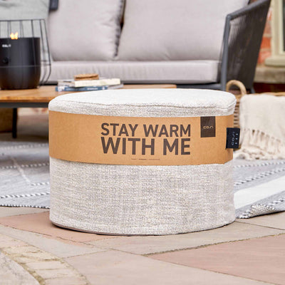 Cosipouf Comfort Natural Short Round 60x38cm High