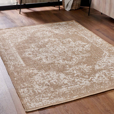 Indoor Outdoor Natural Vintage Design Rug