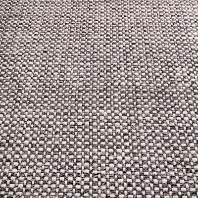 Indoor Outdoor Recycled Graphite Basket Weave Design Rug