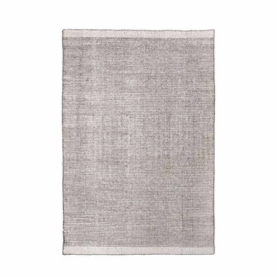 Indoor Outdoor Recycled Graphite Basket Weave Design Rug