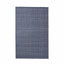 Indoor Outdoor Recycled Denim Blue Ikat Design Rug