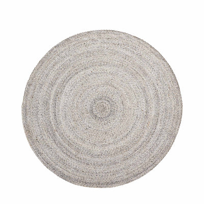 Indoor Outdoor Recycled Warm Grey Tweed Design Rug