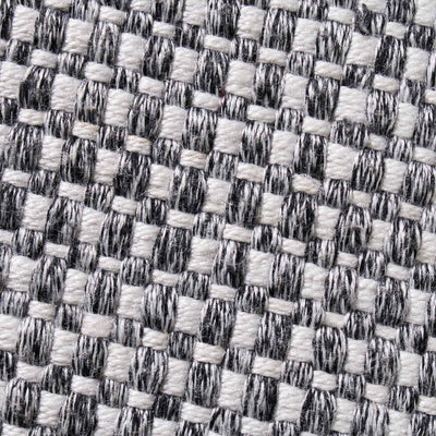 Indoor Outdoor Recycled Graphite Basket Weave Design Scatter Cushion