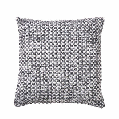Indoor Outdoor Recycled Graphite Basket Weave Design Scatter Cushion