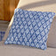 Indoor Outdoor Recycled Denim Blue Ikat Design Scatter Cushion