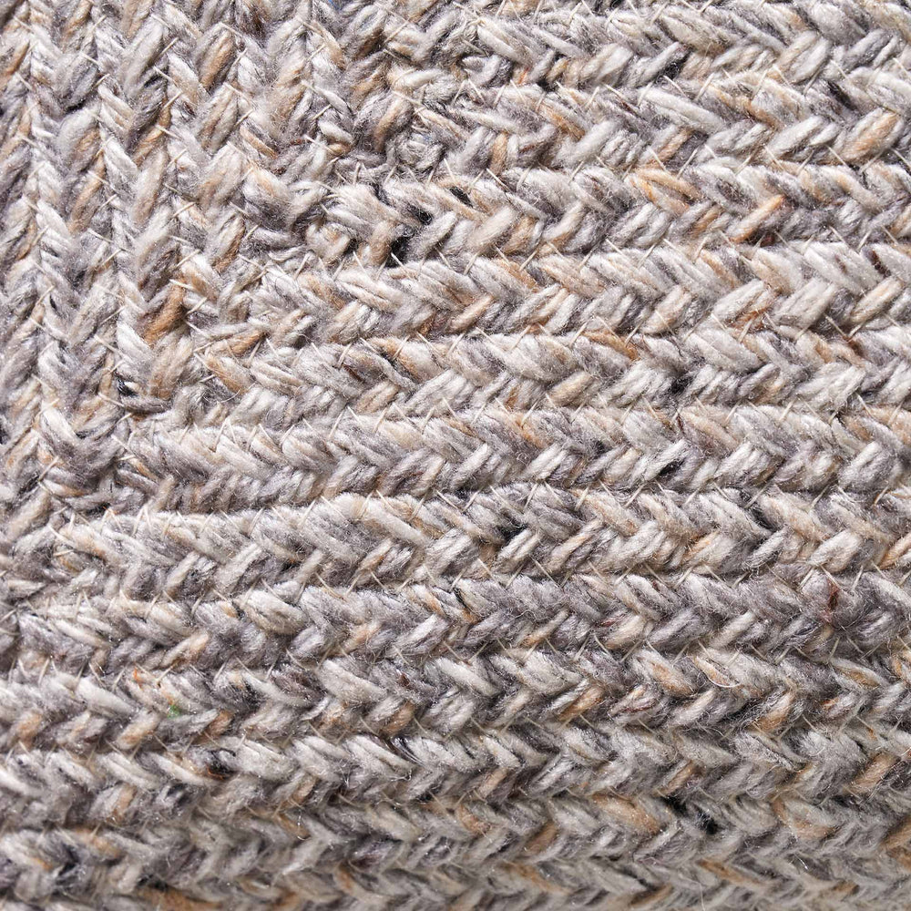 Indoor Outdoor Recycled Warm Grey Tweed Design Scatter Cushion
