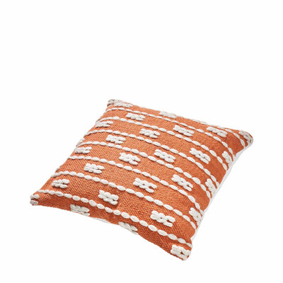 Indoor Outdoor Recycled Terracotta  Braid Design Scatter Cushion