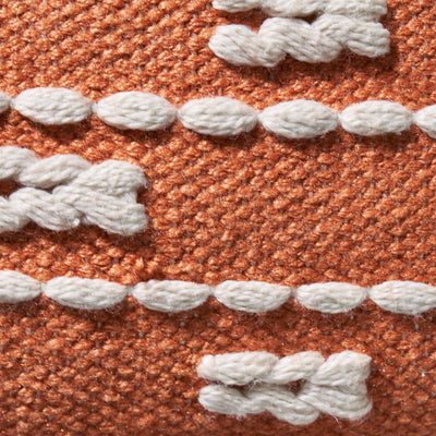 Indoor Outdoor Recycled Terracotta  Braid Design Scatter Cushion