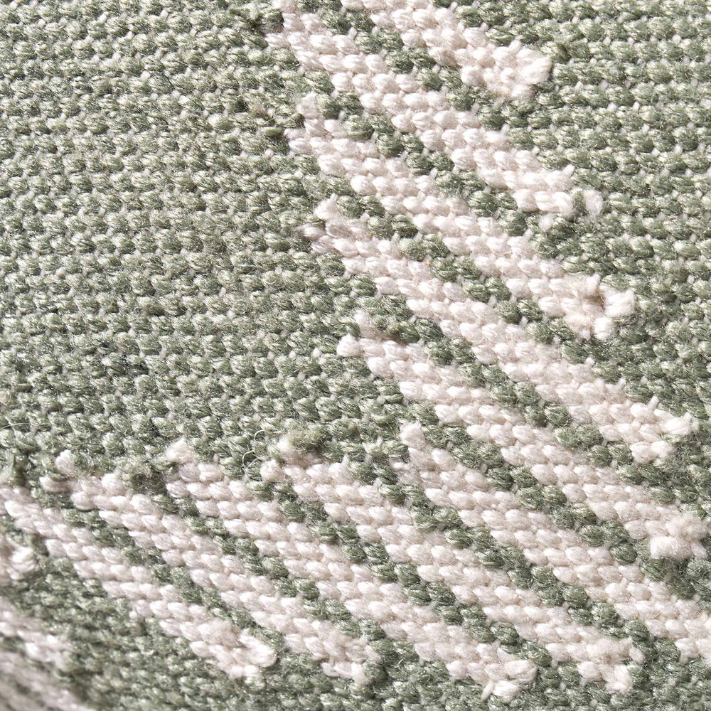 Indoor Outdoor Recycled  Sage Chevron Design Scatter Cushion