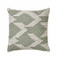 Indoor Outdoor Recycled  Sage Chevron Design Scatter Cushion