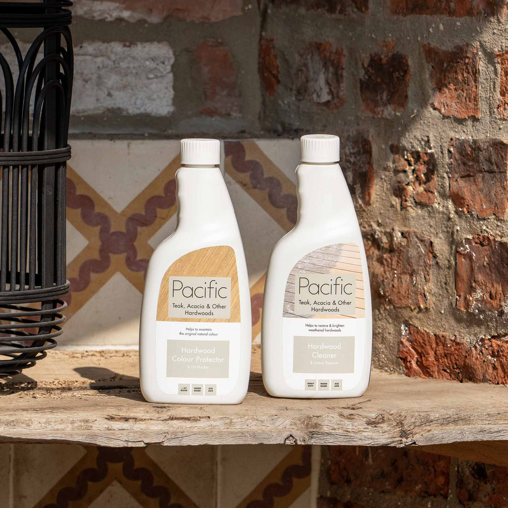 Hardwood Cleaner and Colour Restorer & Hardwood Colour Protector and UV Blocker