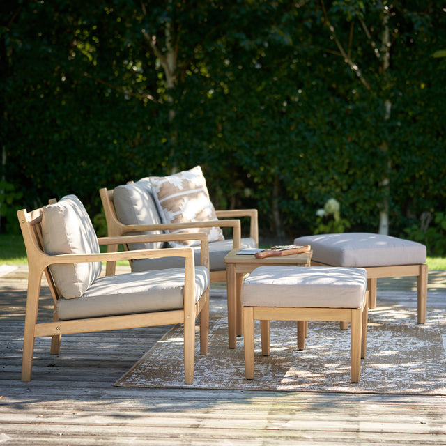 Elba Outdoor Hocker Set