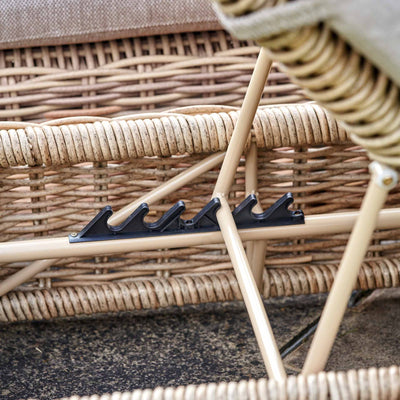 Lago Natural Antique Outdoor Sunlounger