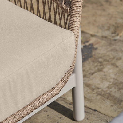 Oia Natural Woven Outdoor Armchair