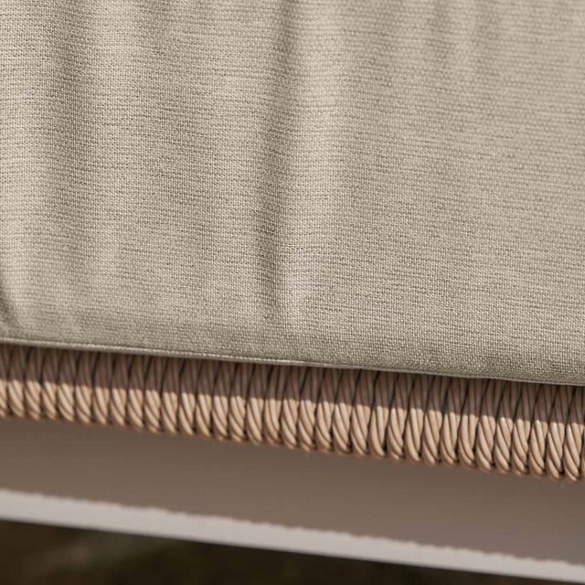 Oia Natural Woven Outdoor 2 Seater Sofa