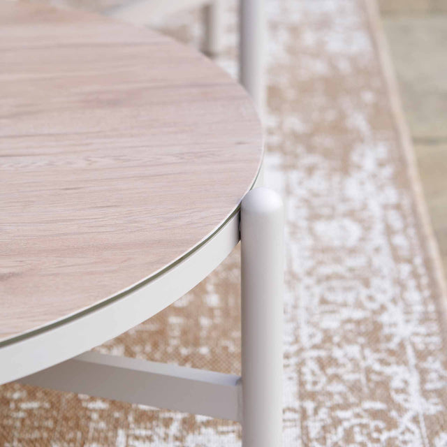 Oia Round Outdoor Tables Set of 2