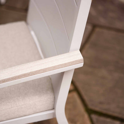 Amari Latte Outdoor Corner Seating Set with Adjustable Table