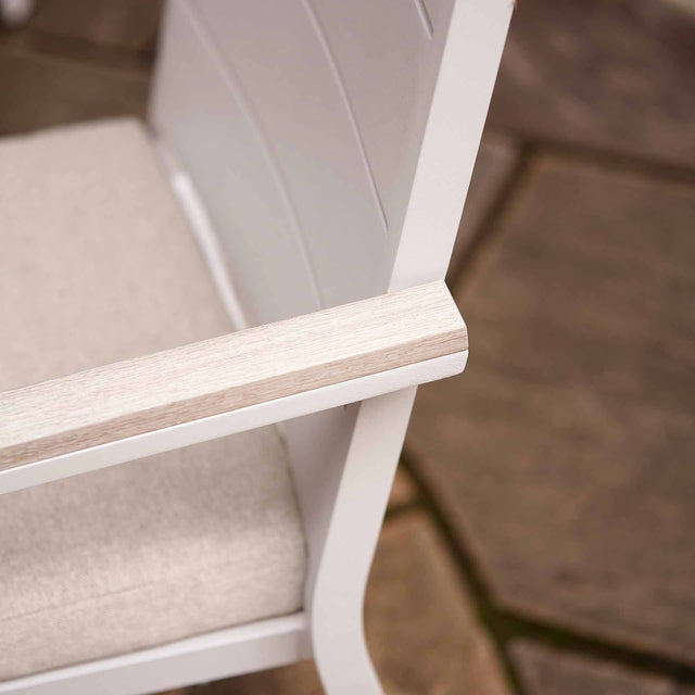 Amari Latte Outdoor Corner Seating Set with Adjustable Table