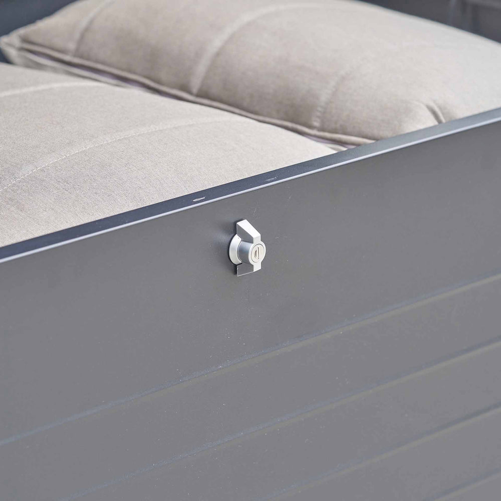Rhodes Anthracite Outdoor Large Cushion Box