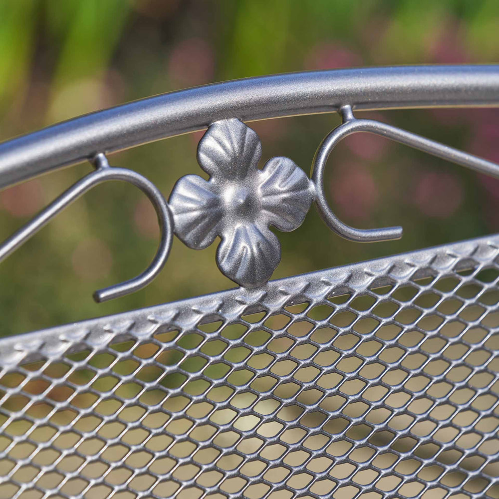 Savoy Grey 2 Seater Outdoor Bench