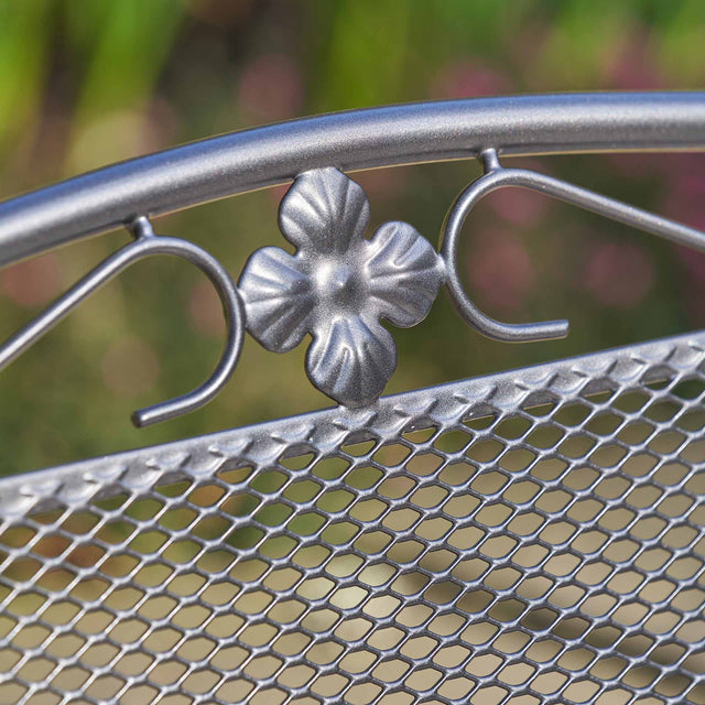Savoy Grey 2 Seater Outdoor Bench