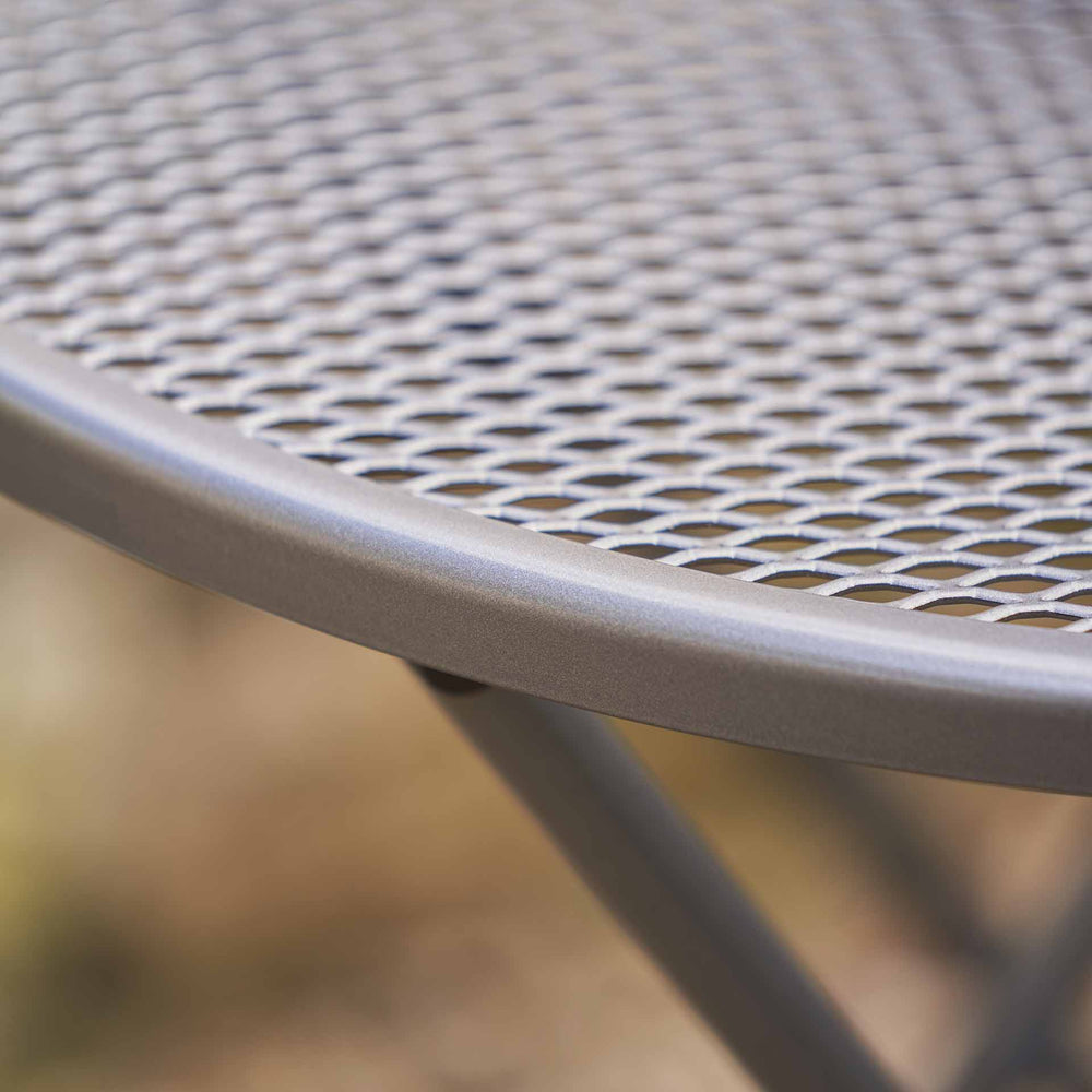 Café Latte Grey Outdoor Folding Bistro Set