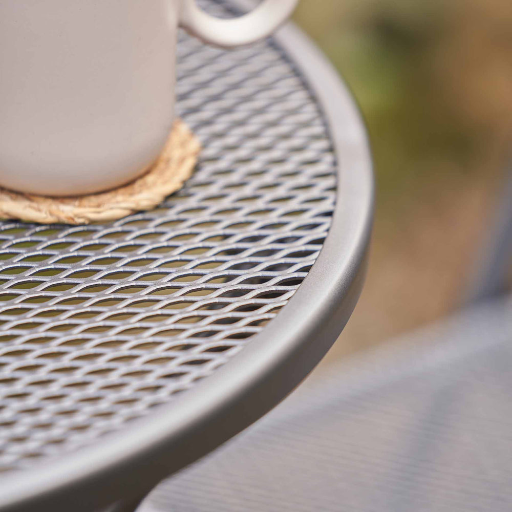 Café Latte Grey Outdoor Folding Bistro Set
