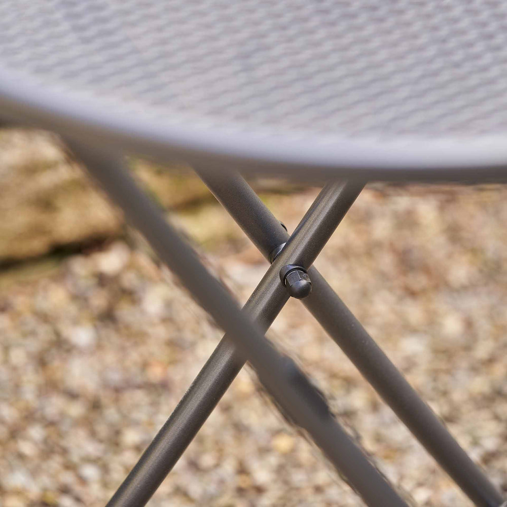Café Latte Grey Outdoor Folding Bistro Set