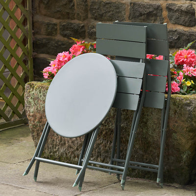 Rapallo Moss Green Outdoor Bistro Set