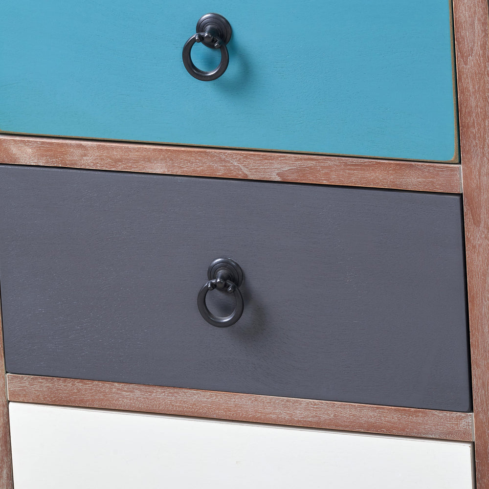 Staten 3 Drawer Pine Wood Bedside Table Set Of 2