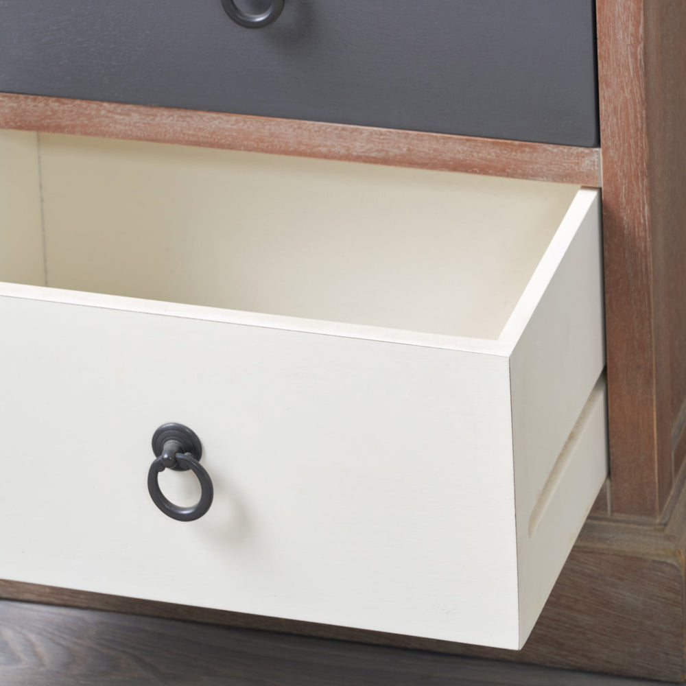 Staten 3 Drawer Pine Wood Bedside Table Set Of 2